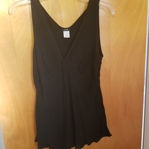 Black silk tank by j.crew